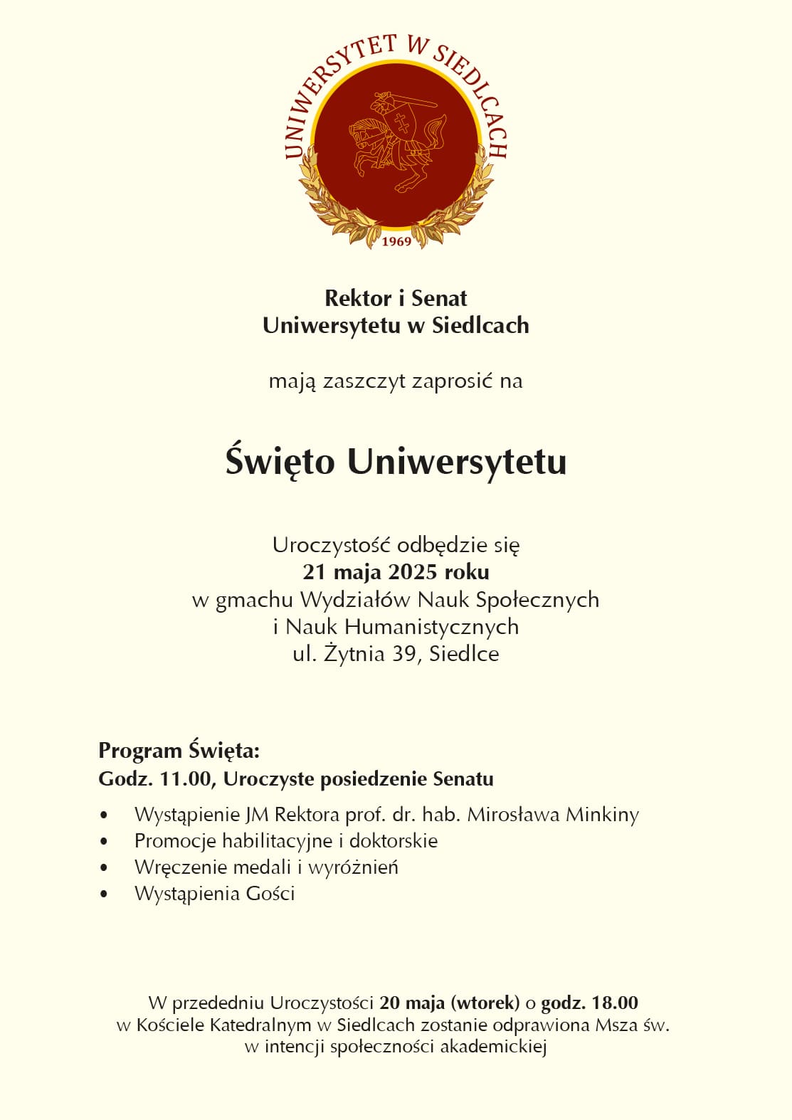Swieto Uniwersytetu 2025