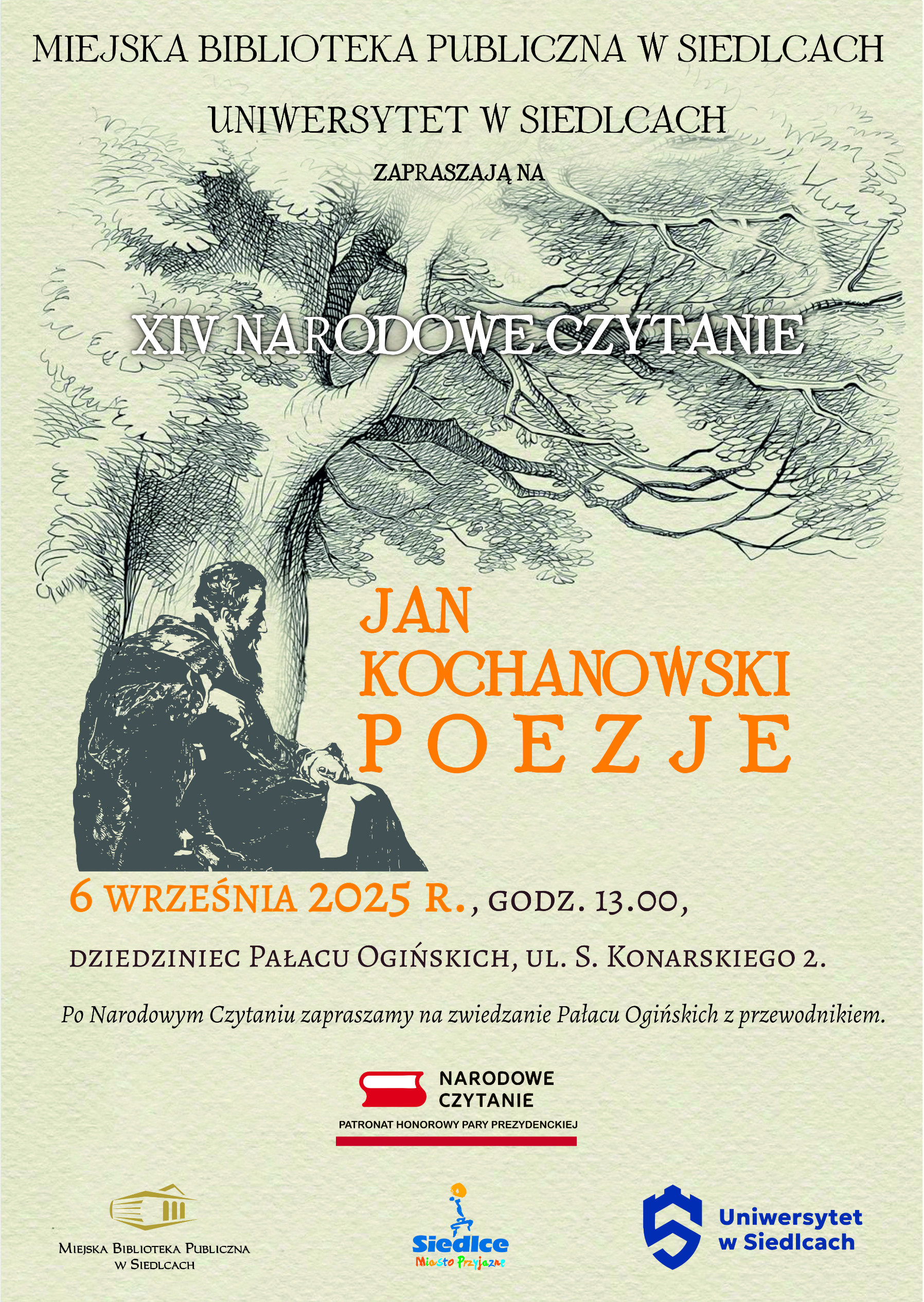 plakat Narodowe Czytanie 2025